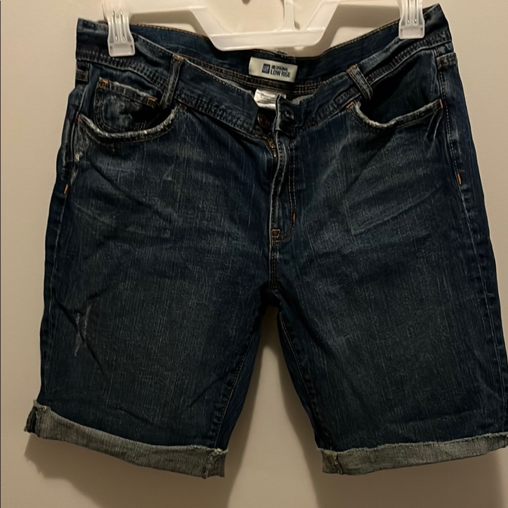 Uniqlo Blue Jean Shorts Classic Casual Style
